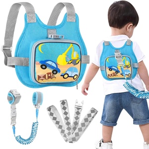 image:imageAccmor Toddler Harness Leash  Reflective Anti Lost Wrist Link Cute Car Kids Back Pack with Hand Strap Collapsible Child Walking Restraint Belt Tether Hold Baby Boys Close for Outdoor TravelSky BlueCar  Excavator