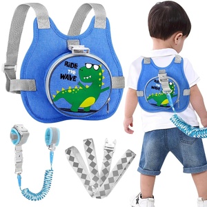image:imageAccmor Toddler Harness Leash with Reflective Anti Lost Wrist Link Cute Train Kid Safty Walking Harness Adjustable Leashes Foldable Child Restraint Belt Tether Hold Baby Boy Close to Outdoor TravelBlueTyrannosaurus Rex